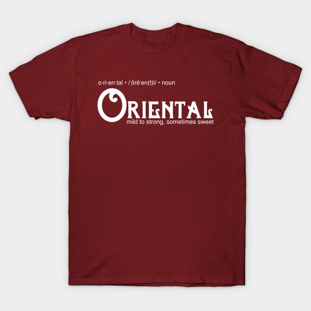 Oriental Pipe Tobacco T-Shirt by Eugene and Jonnie Tee's